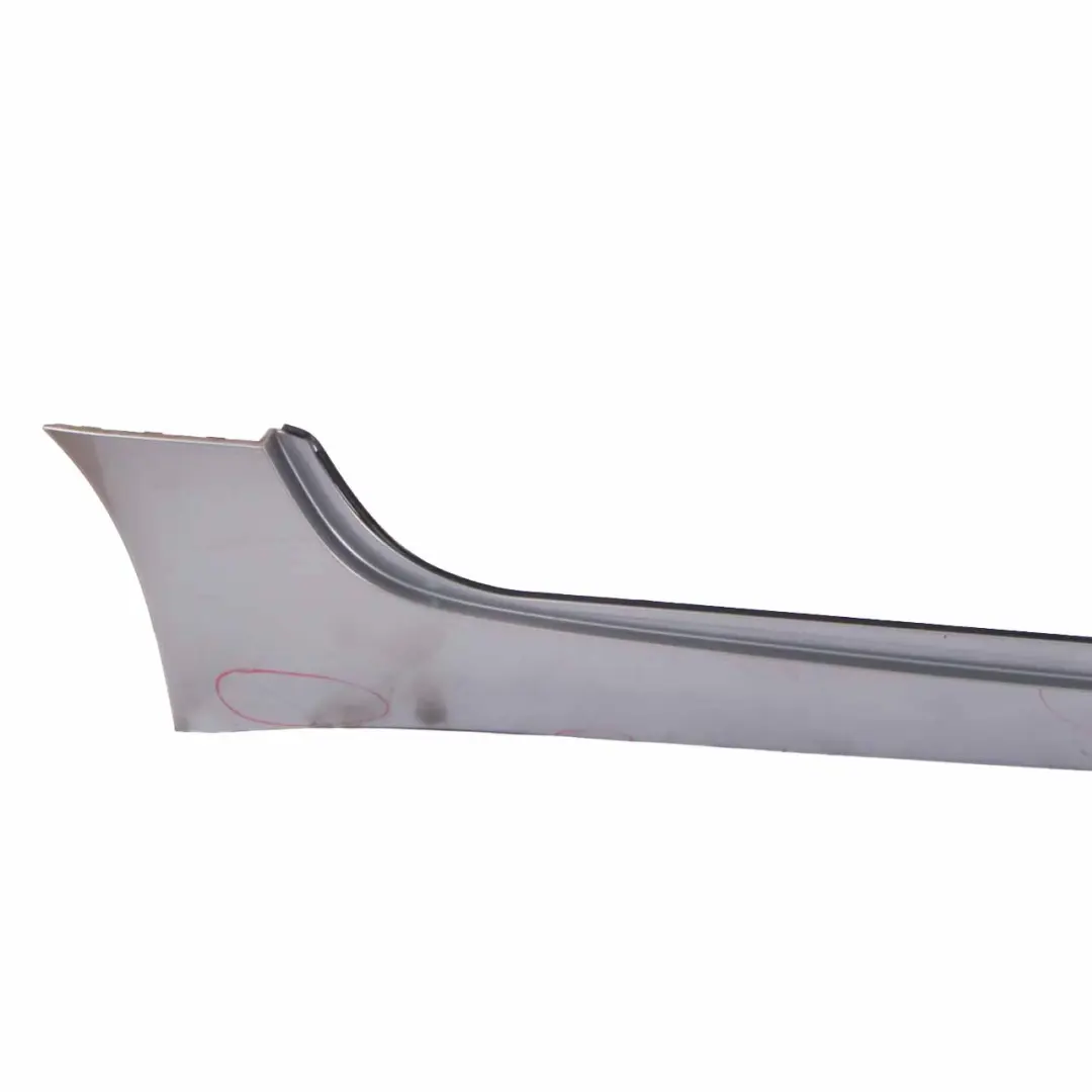 BMW Z4 E85 Side Skirt Right O/S Sill Strip Kick Panel Silbergrau Silver Grey A08