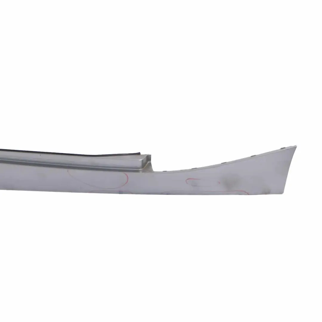 BMW Z4 E85 Side Skirt Right O/S Sill Strip Kick Panel Silbergrau Silver Grey A08