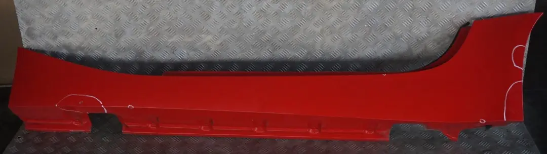 BMW Z4 E85 E86 Izquierda Sill Tira Faldon Lateral Panel Hellrot Rojo Brillante