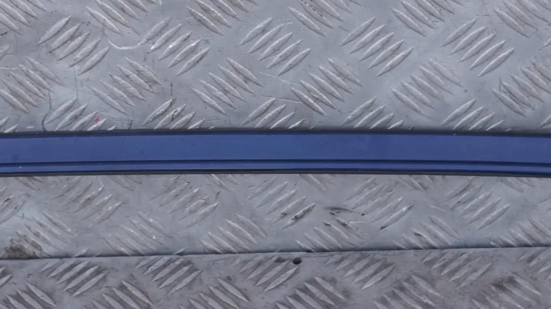 BMW 5 Series E60 Left Roof Moulding Railing Gutter Rail N/S Interlagos Blue