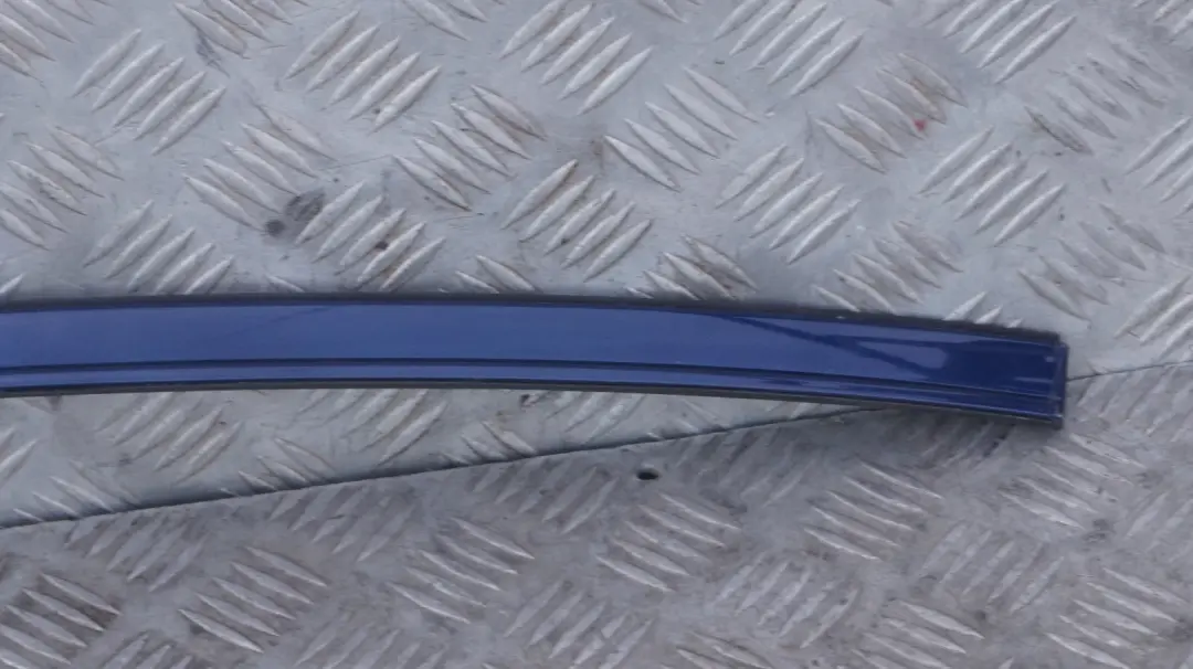 BMW 5 Series E60 Left Roof Moulding Railing Gutter Rail N/S Interlagos Blue