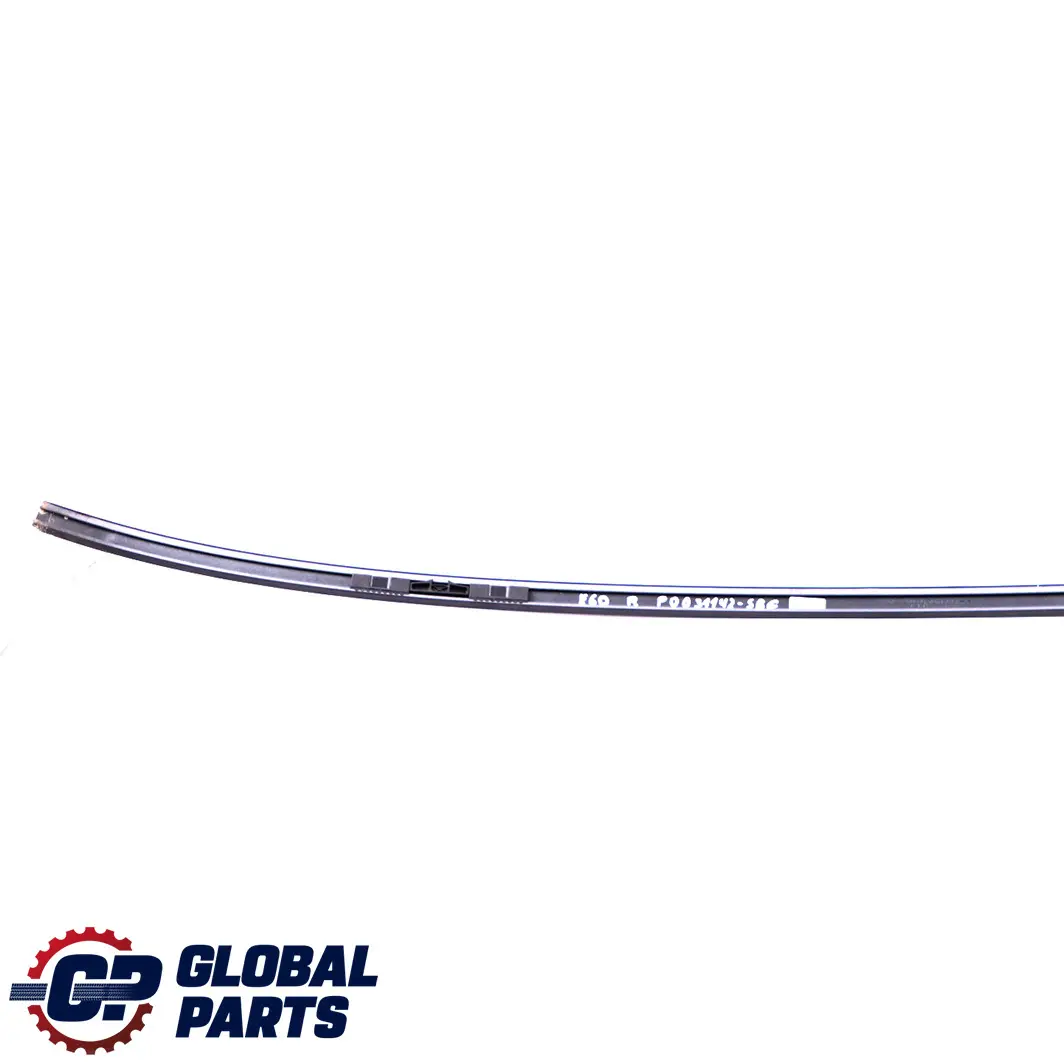 BMW 5 Series E60 Right Roof Moulding Railing Rail O/S Silbergrau Silver Grey