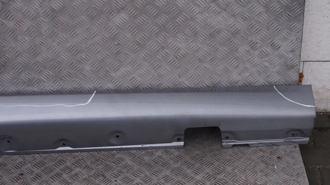 BMW 3 Series E46 Compact Right O/S Sill Strip Side Skirt Panel Silbergrau Grey