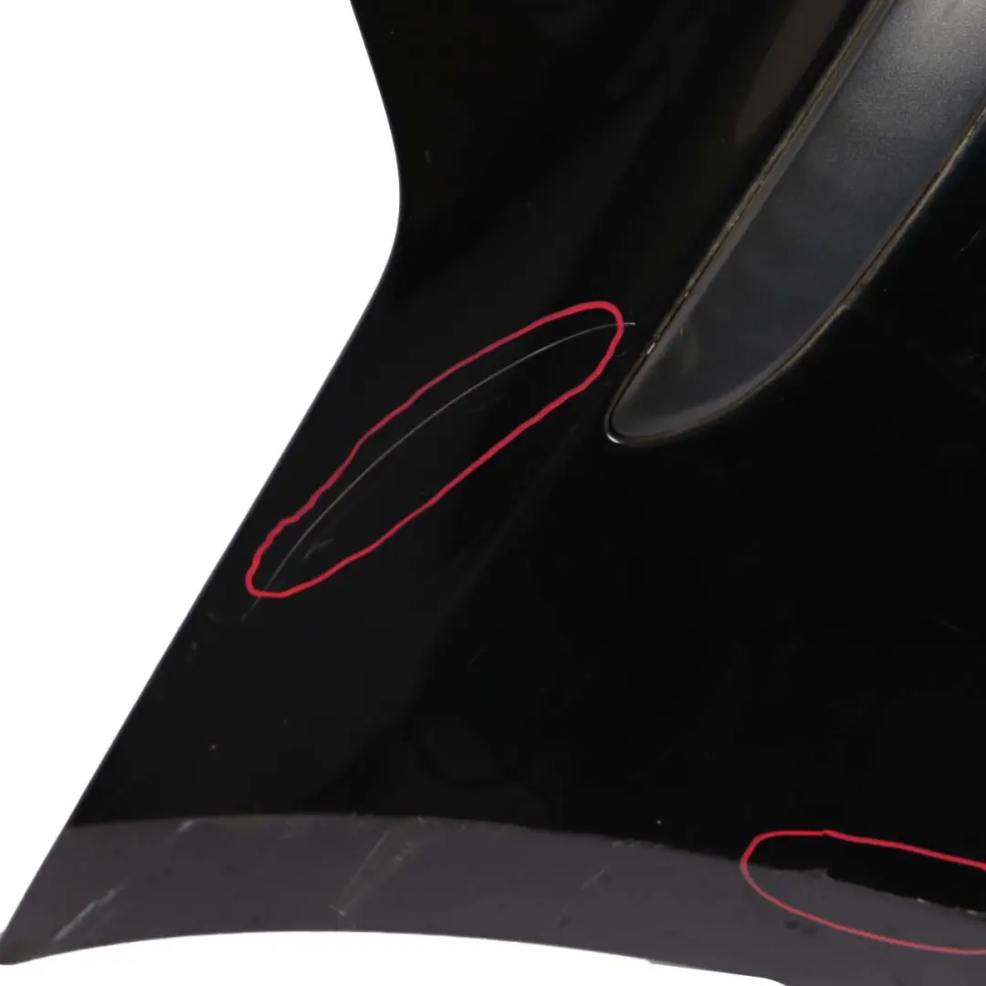 BMW 1 E87 2 Rear Bumper Trim Panel PDC Black Sapphire Metallic - 475