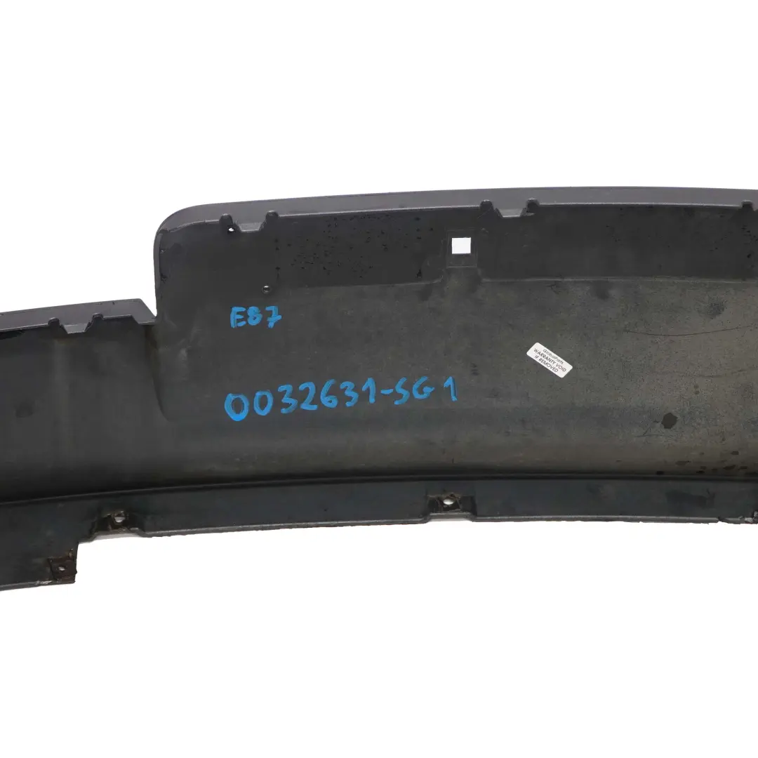 BMW 1 E87 Rear Bumper Bottom Trim Panel Sparkling Graphite Metallic - A22