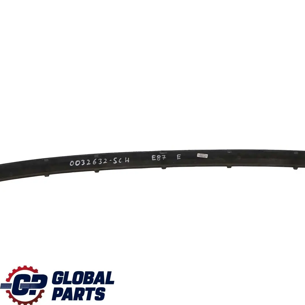 BMW 1 E87 Rear Bumper Trim Strip Moulding Guard Schwarz 2 Black - 668