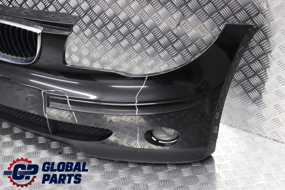 BMW 1 Series E87 Complete Front Bumper Trim Panel Black Sapphire Metallic - 475