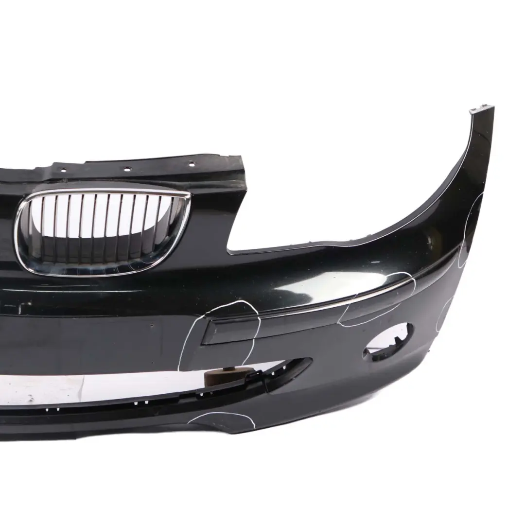 BMW E87 Front Bumper Trim Panel Black Sapphire Metallic - 475