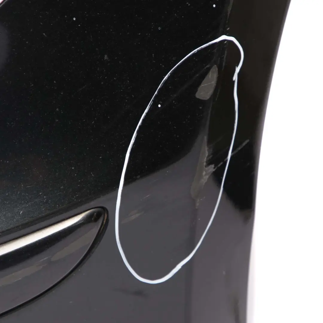 BMW E87 Front Bumper Trim Panel Black Sapphire Metallic - 475