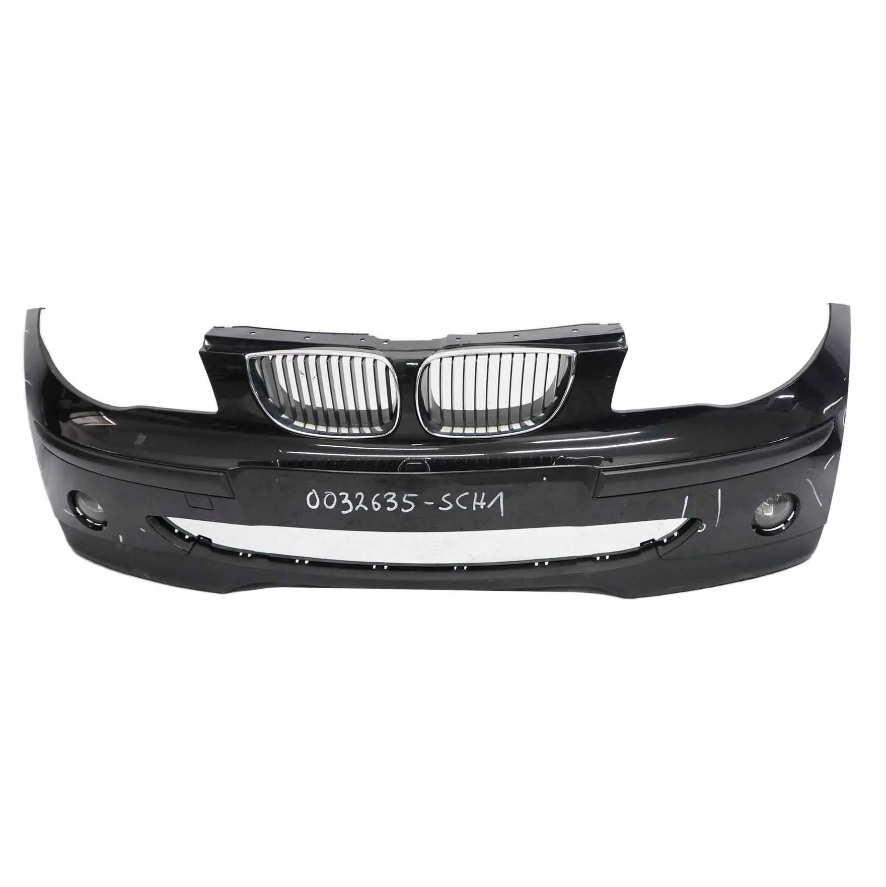 BMW E87 Front Bumper Trim Panel Cover Schwarz 2 Black - 668