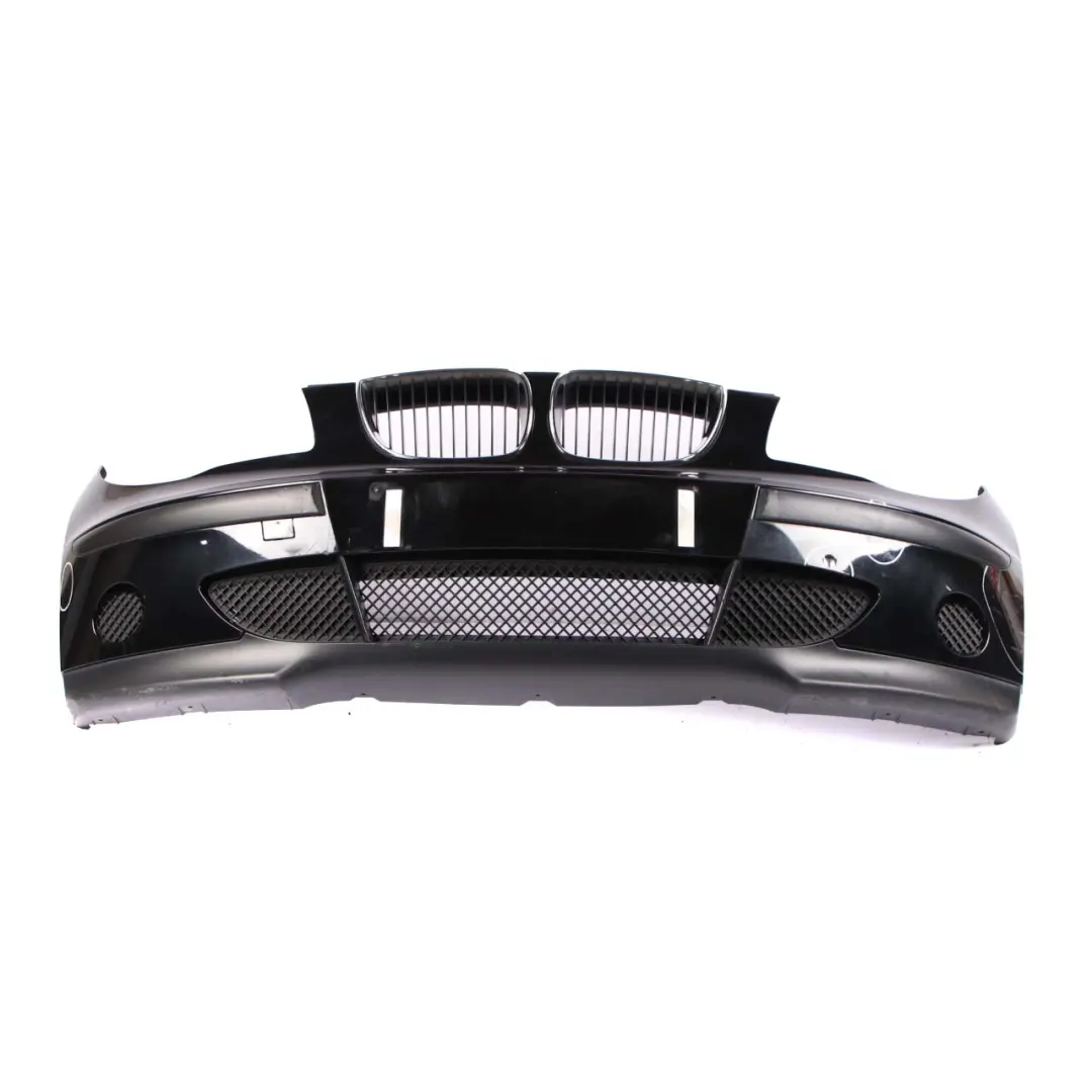 BMW 1 Series E87 Complete Front Bumper Schwarz 2 Black - 668