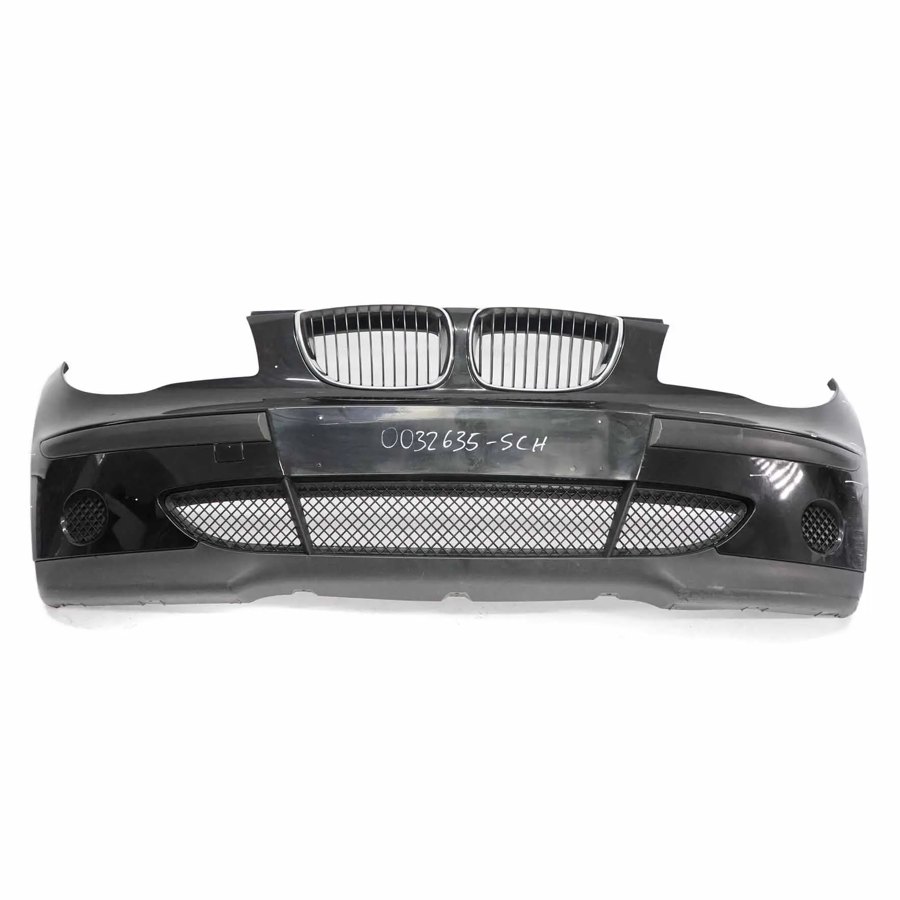 BMW E87 Complete Front Bumper Schwarz 2 Black - 668