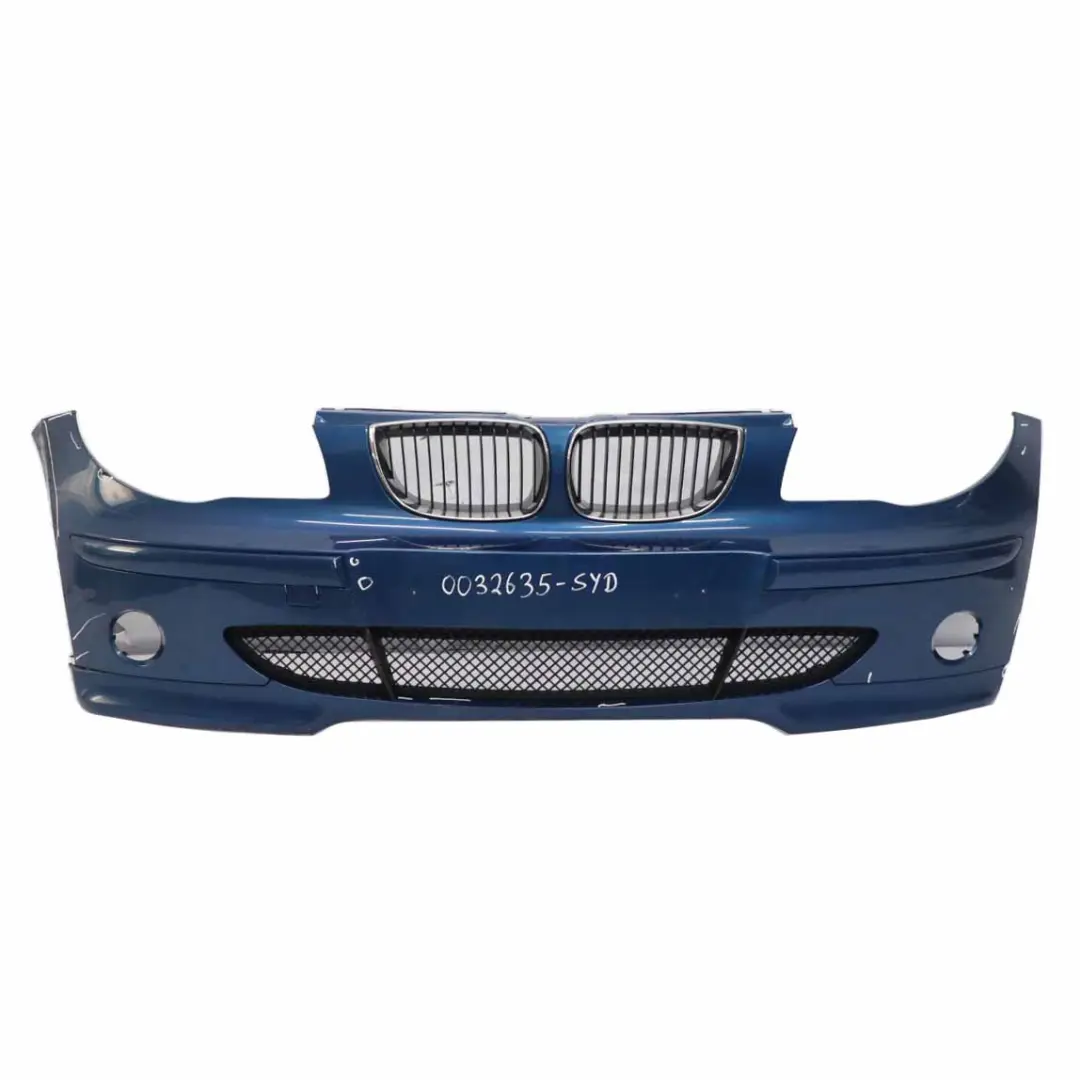 BMW E87 Complete Front Bumper Trim Panel Sydneyblau Sydney Blau Blue - A19