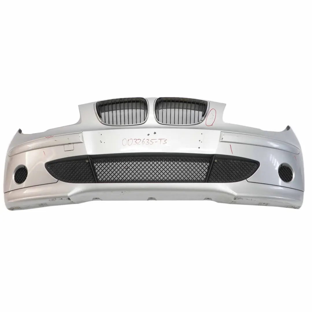 BMW E87 Complete Front Bumper Titansilber Silber Silver Metallic - 354