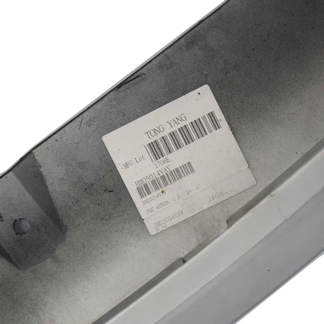 Panel frontalBMW E87 parachoques inferior Trim Titansilber plata metalizada 354