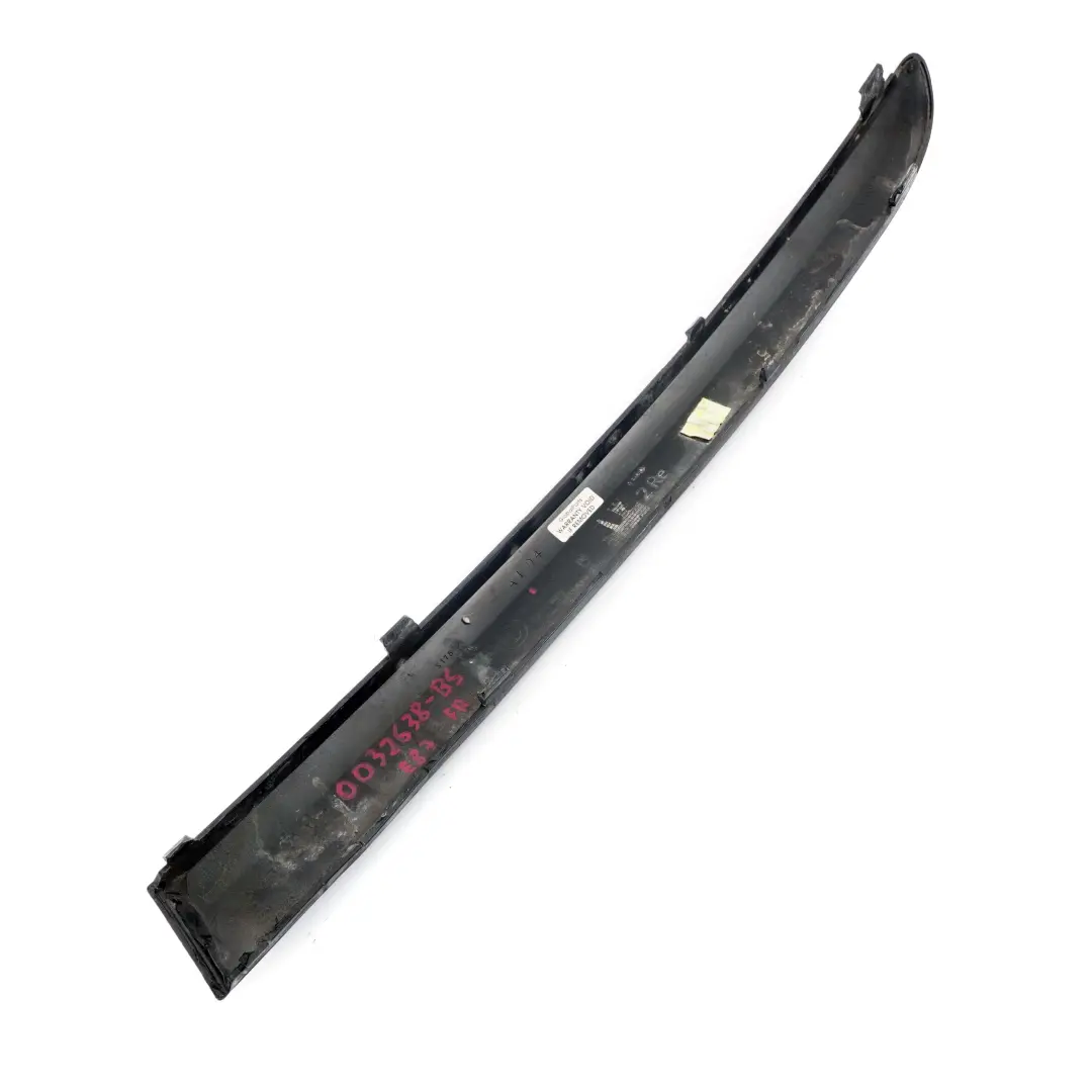 BMW 1 Series E87 Bumper Guard Strip Front Right O/S Black Sapphire 7124500