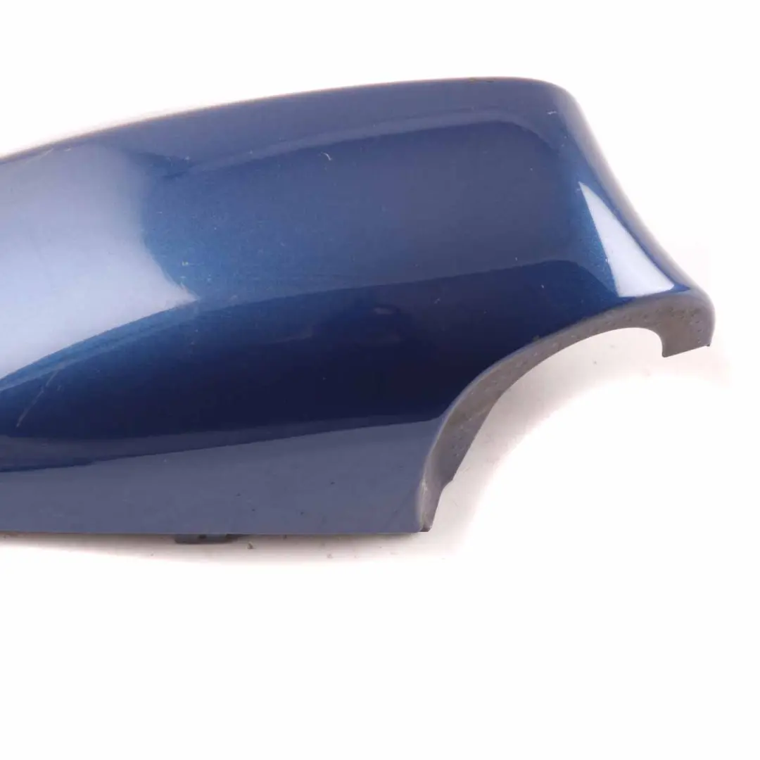 Wing Mirror Cover BMW E81 E87 2 Cap Right O/S Le Mans Blau Blue Metallic 381