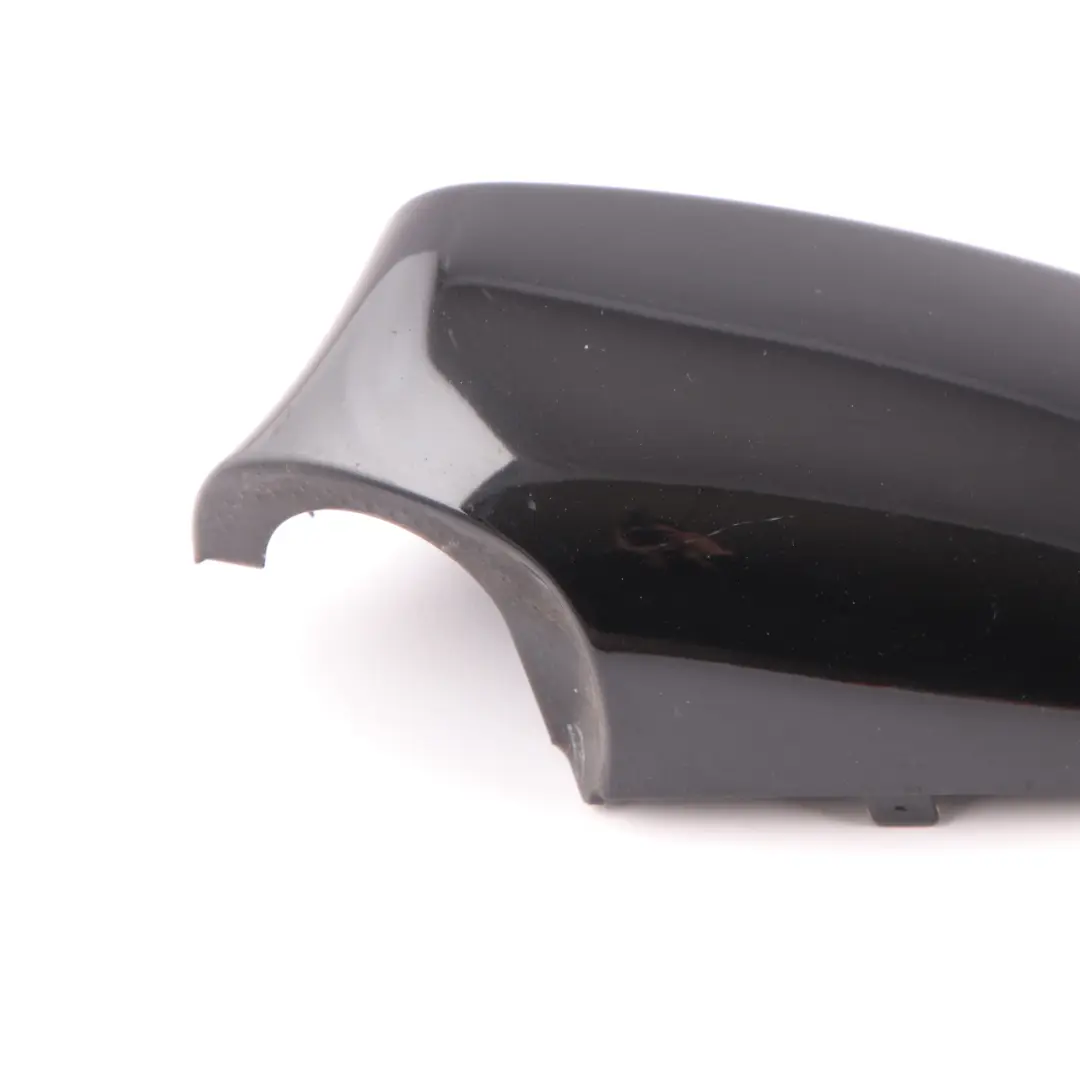 Wing Mirror Cover BMW E81 E87 Cap Left N/S Black Sapphire Metallic 475