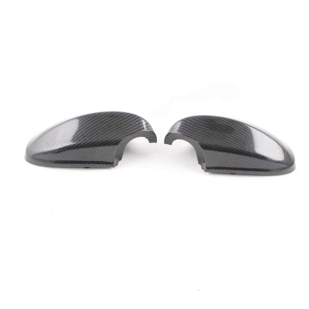 Wing Mirror Cover BMW E90 E91 Left Right N/O/S Cover Set Casing Carbon Look