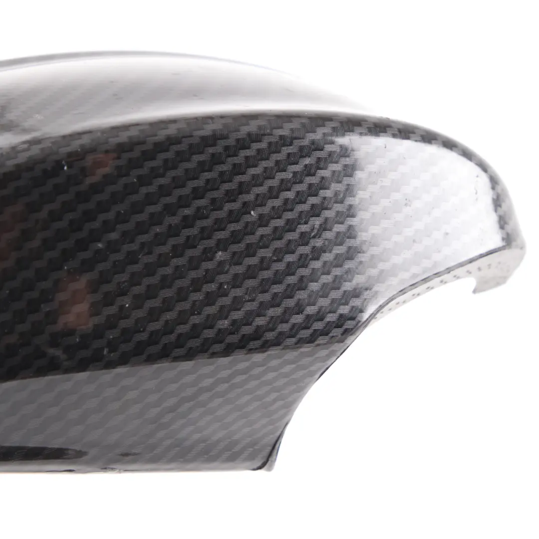 Wing Mirror Cover BMW E90 E91 Left Right N/O/S Cover Set Casing Carbon Look