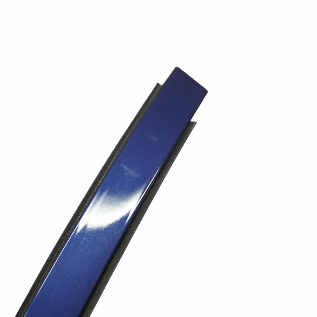 BMW E90 Left Roof Moulding Railing Gutter Trim N/S Tiefseeblau Blue - A76