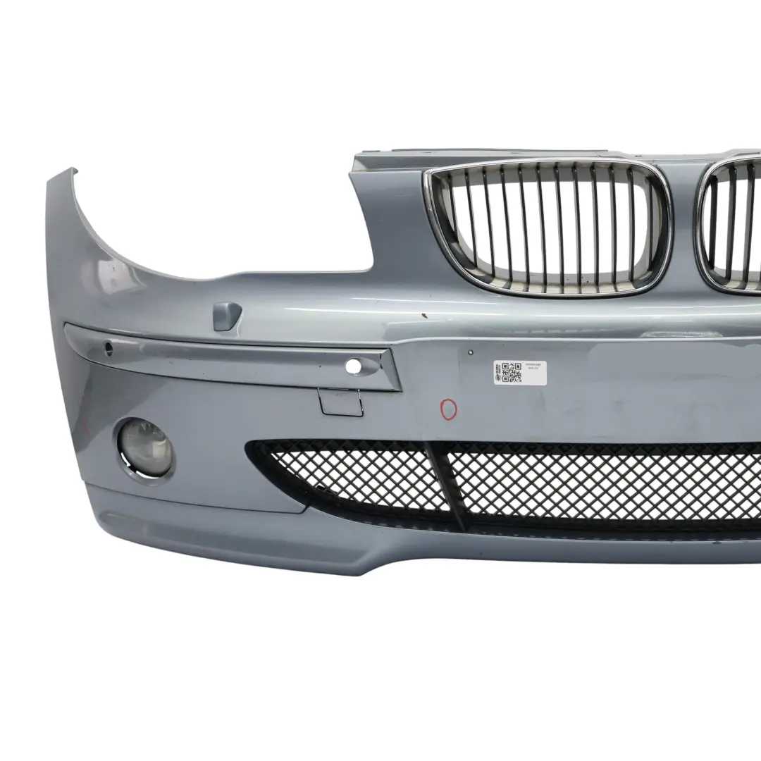 BMW E81 E87 Zderzak Przedni Quarzblau Niebieski Metalik - A18