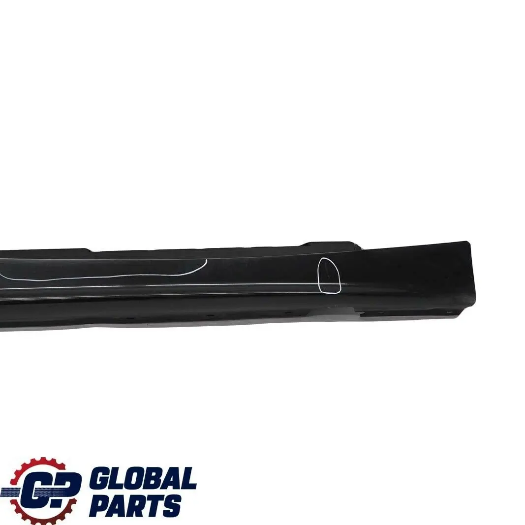 BMW E87 Nakładka Listwa Próg Prawy Black Sapphire Metallic - 475 0032948