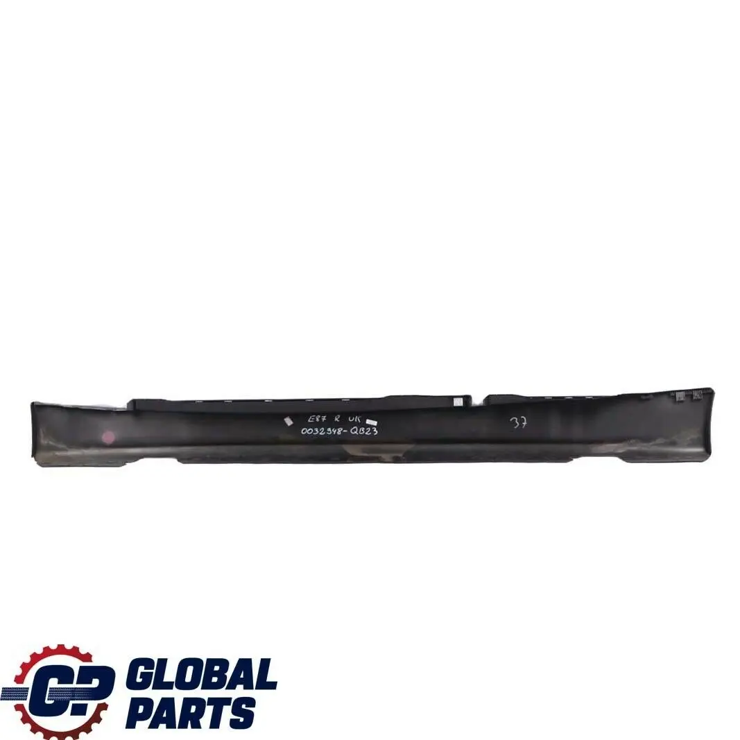 BMW 10 E87 Sill strip side skirt right Quarzblau Blue Metallic A18