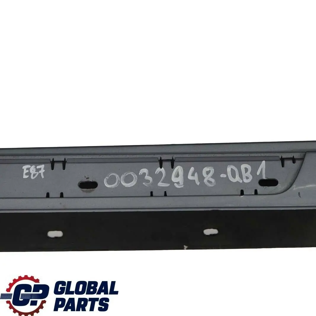 BMW E87 Sottoporta Gonna Destra Quarzblau Blu Metallizzato - A18