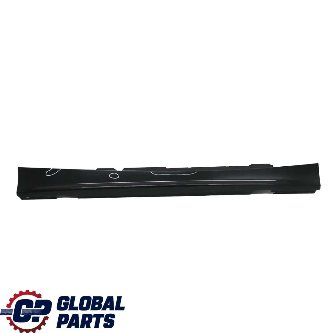 BMW 1 E87 2 Sill Strip Side Skirt Right O/S Black Sapphire Metallic - 475