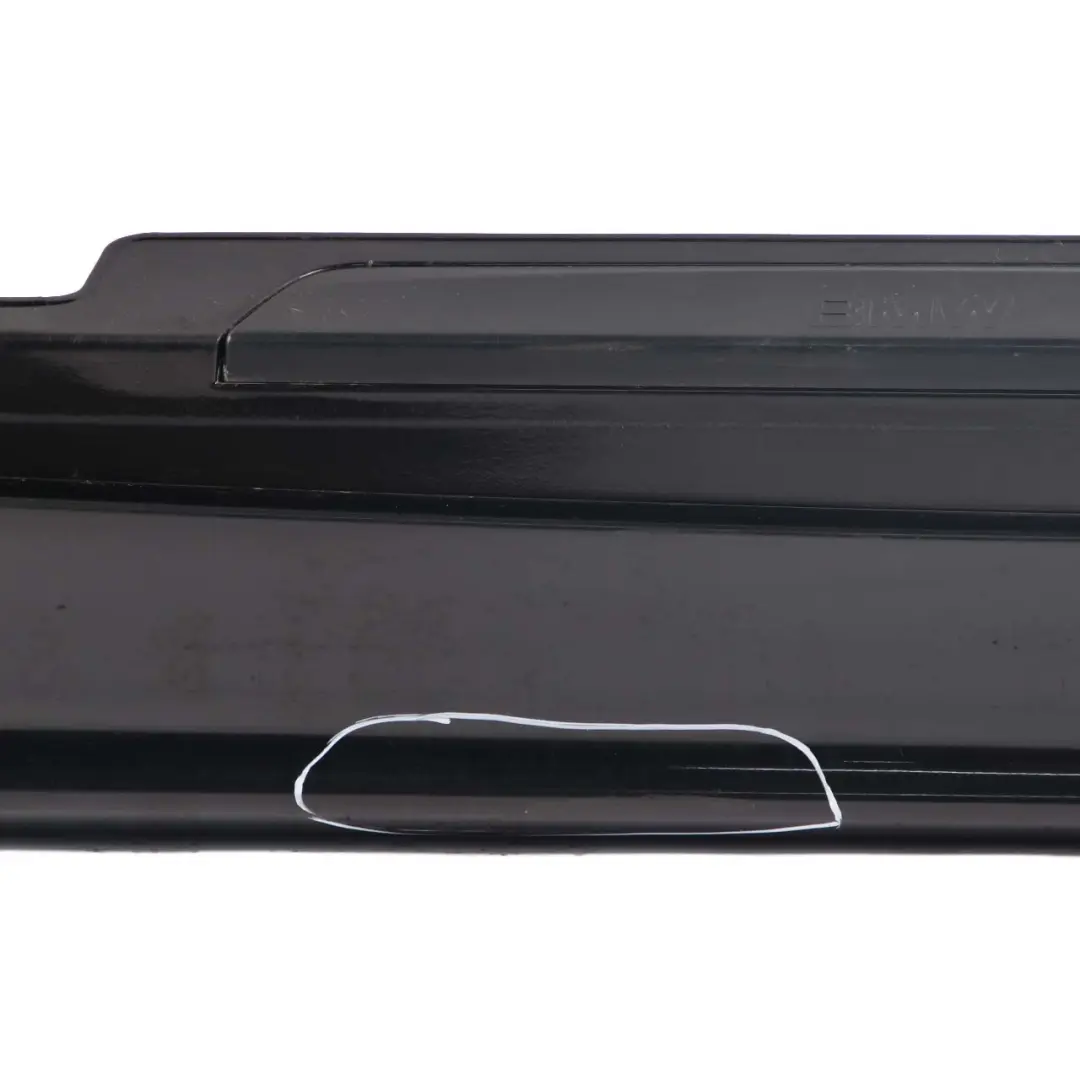 BMW E87 Sill Strip Side Skirt Right O/S Trim Panel Black Sapphire Metallic - 475