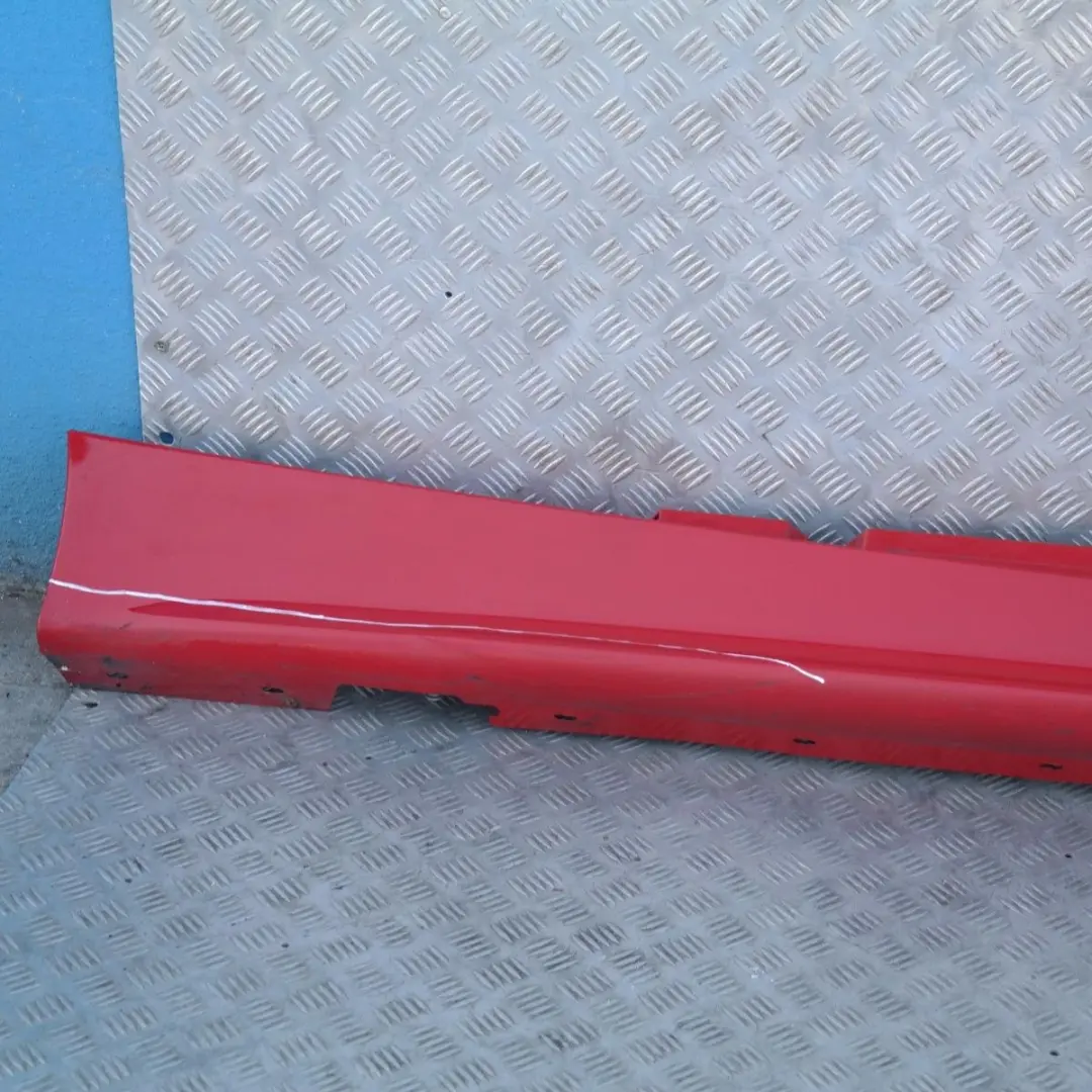 BMW 2 E87 Sill Strip Faldón Lateral Derecho Japanrot Japan Red Rot - 438