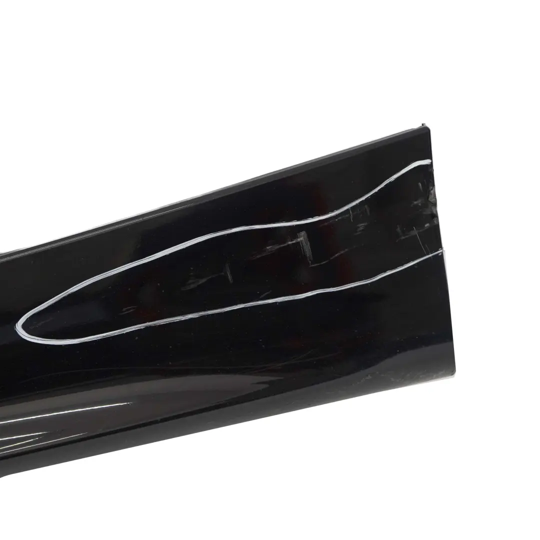 BMW E87 Sill Strip Faldón Lateral Derecho Negro 2 Schwarz II - 668