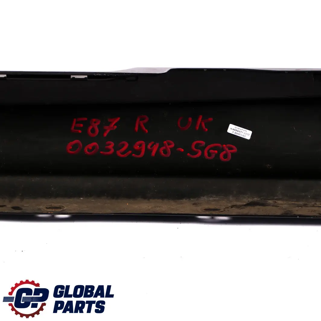 BMW 1 E87 8 Sill Strip Side Skirt Right O/S Sparkling Graphite Metallic - A22