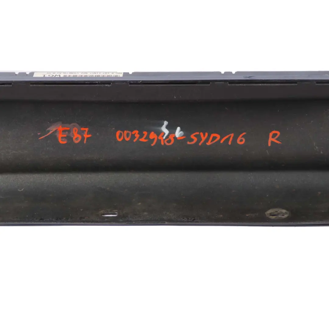 BMW E87 Side Skirt Sill Strip Right O/S Sydneyblau Sydney Blau Blue - A19
