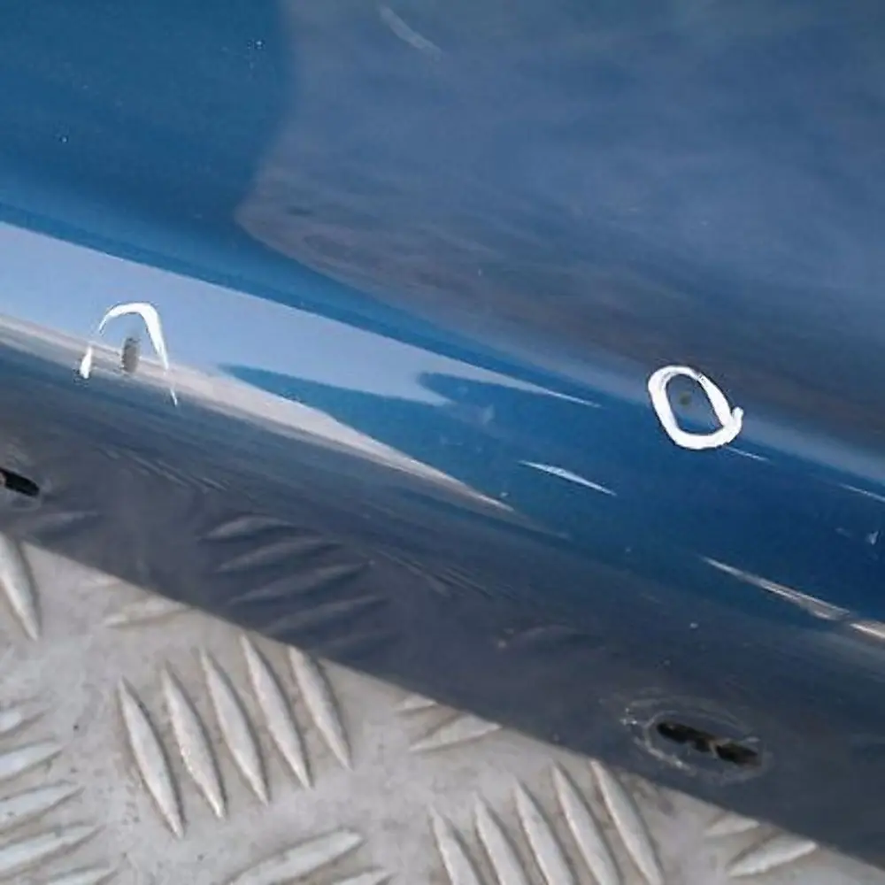 BMW 1 SERIES 2 E87 Sill strip side skirt right O/S Sydney Blau Blue - A19