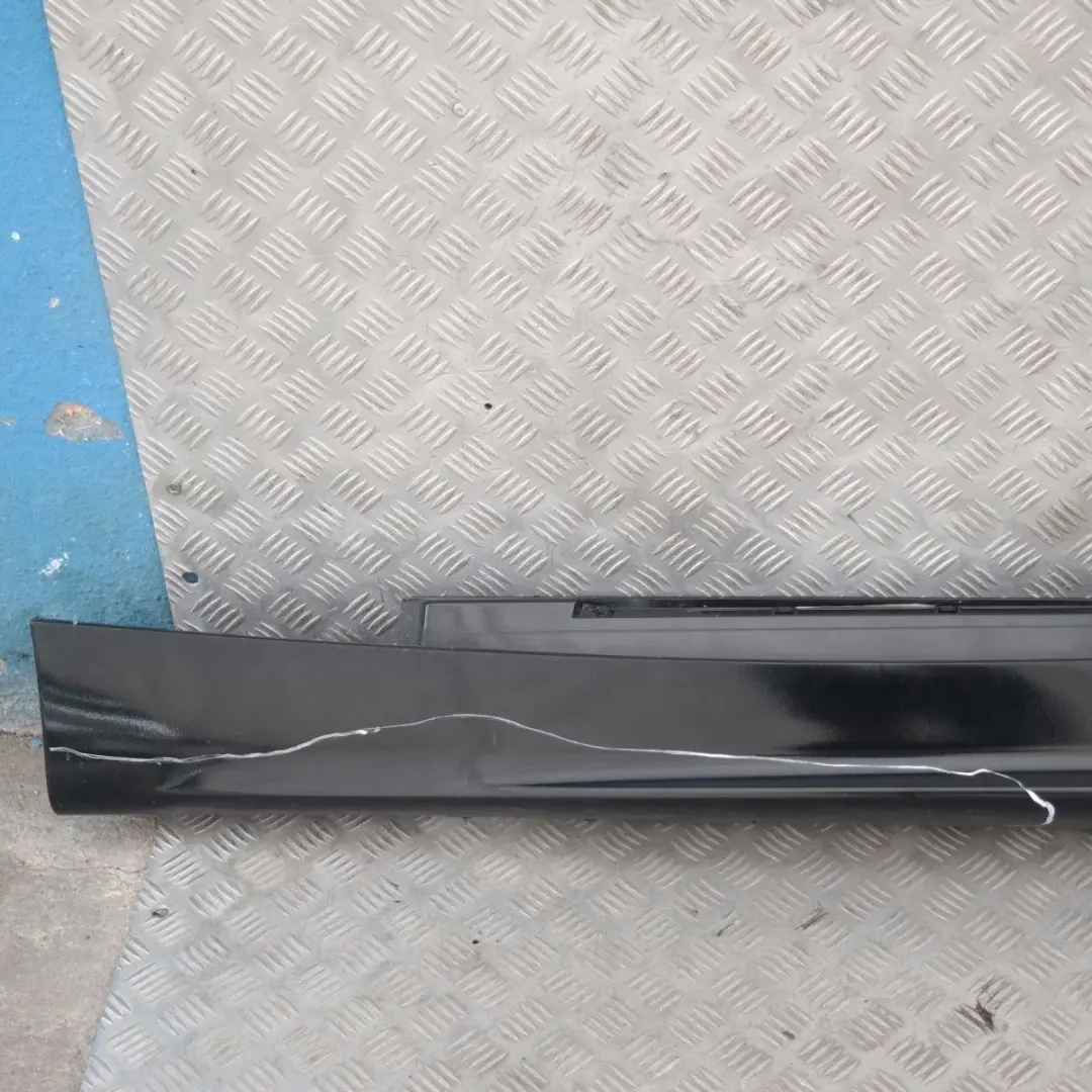 BMW E87 Sill strip side skirt izquierdo Negro Zafiro Metálico - 475