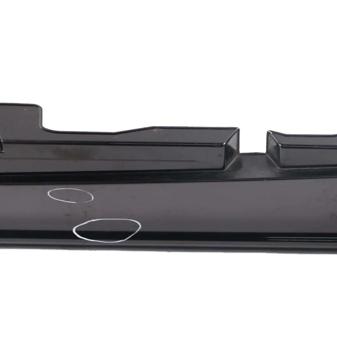 BMW E87 Sill Strip Side Skirt Left N/S Trim Panel Black Sapphire Metallic - 354