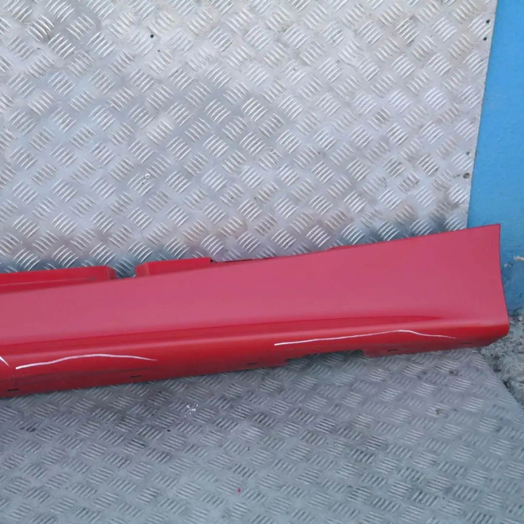 BMW 3 E87 Sill Strip Faldón Lateral Izquierdo Japanrot Japan Red Rot - 438