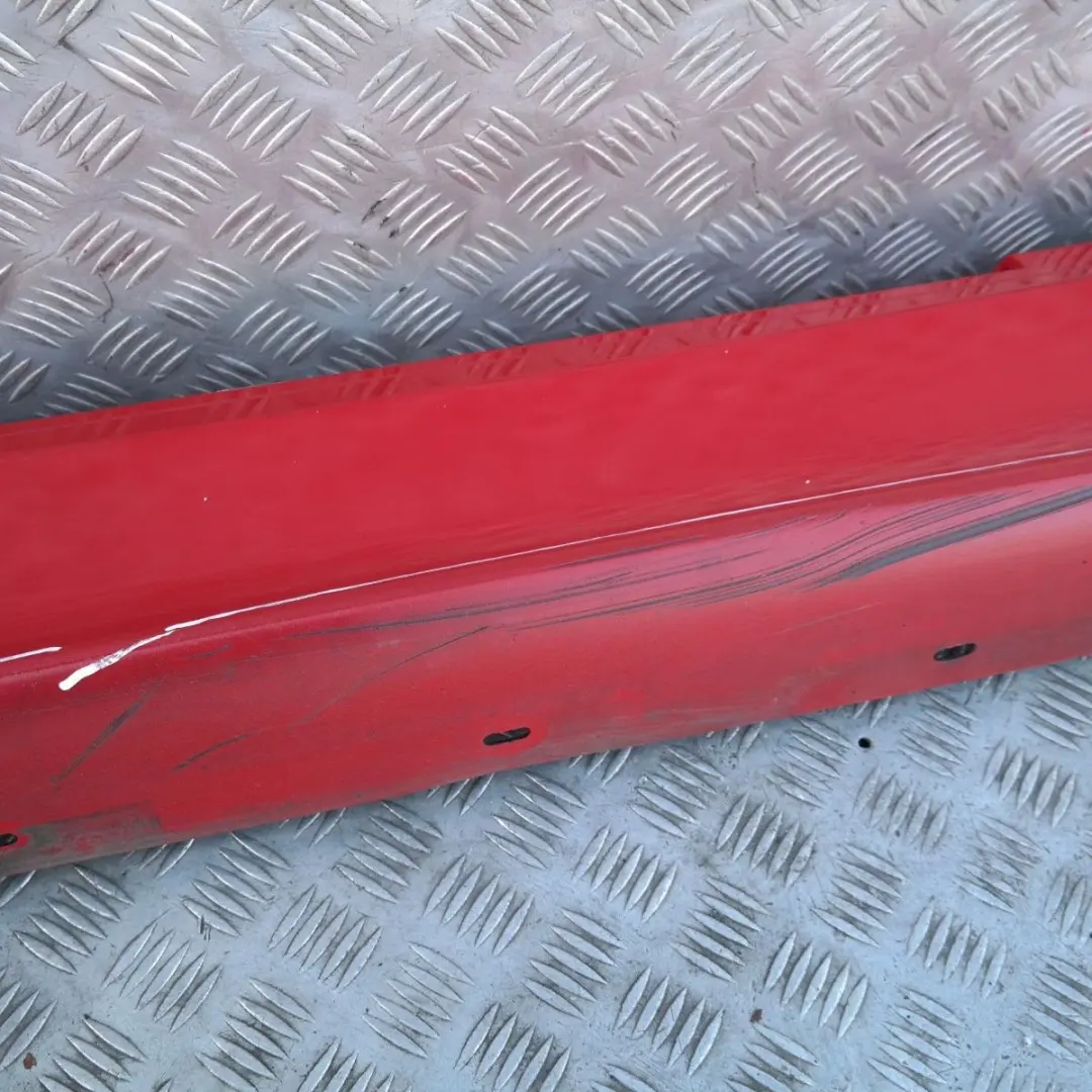 BMW 3 E87 Sill Strip Faldón Lateral Izquierdo Japanrot Japan Red Rot - 438