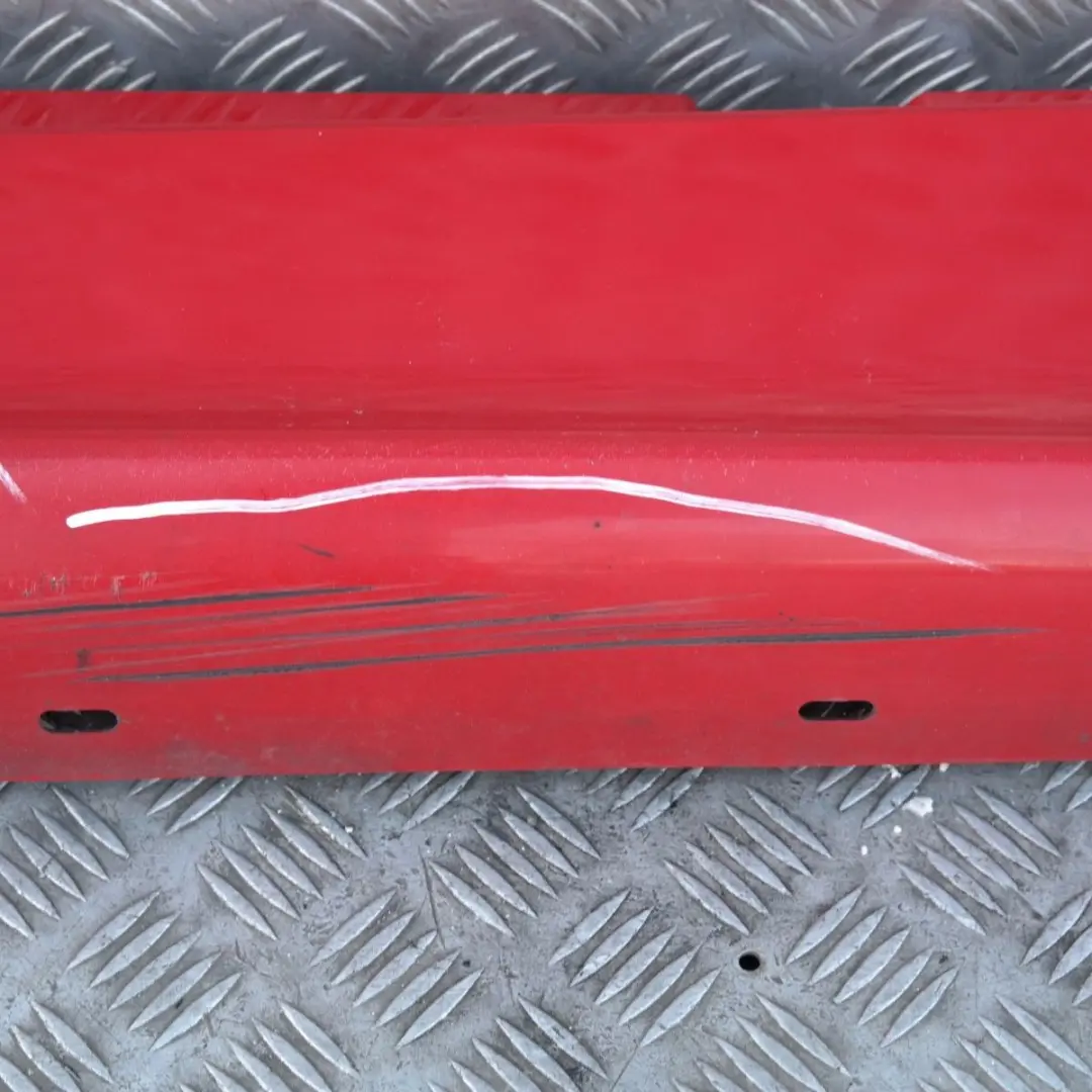 BMW 3 E87 Sill Strip Faldón Lateral Izquierdo Japanrot Japan Red Rot - 438