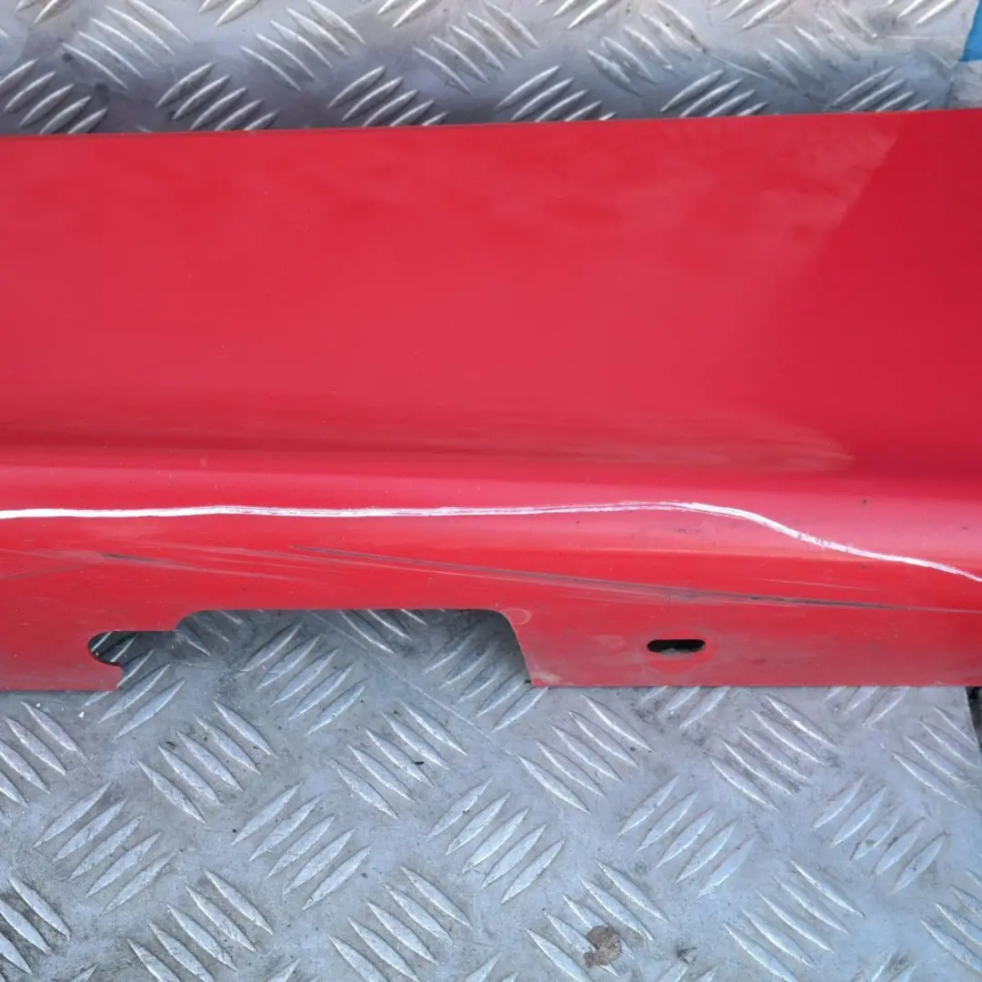 BMW 3 E87 Sill Strip Faldón Lateral Izquierdo Japanrot Japan Red Rot - 438