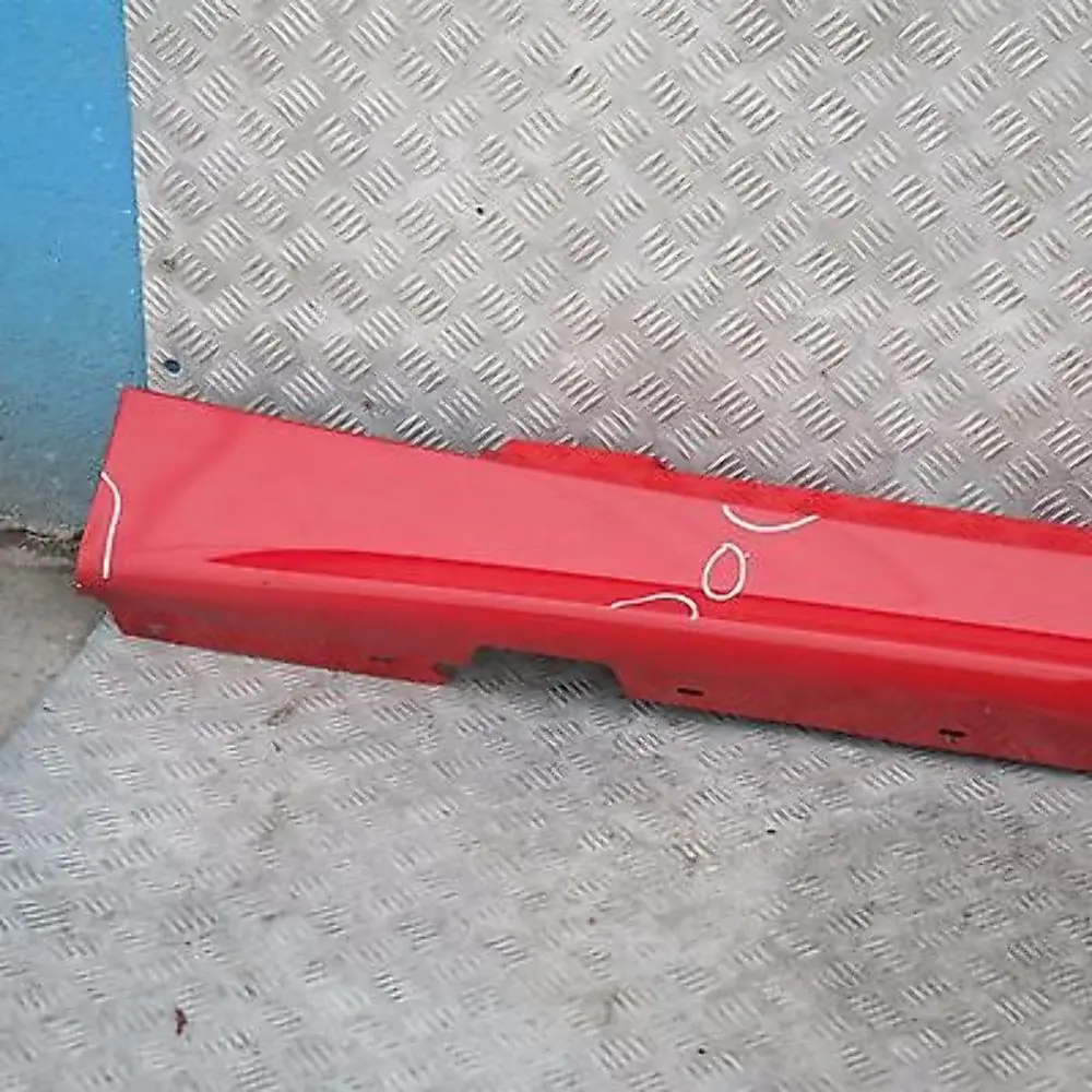 BMW 6 E87 Sill Strip Faldón Lateral Izquierdo Japan Rot Rojo - 438