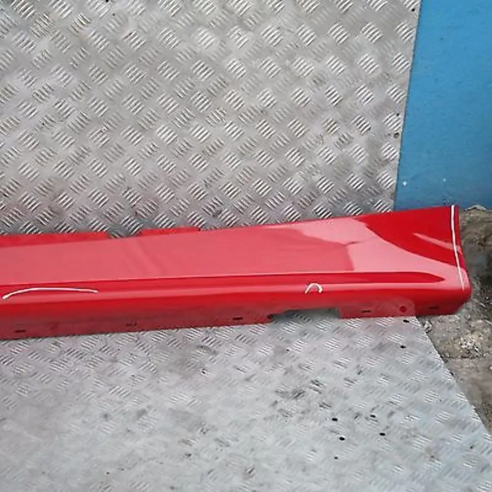 BMW 6 E87 Sill Strip Faldón Lateral Izquierdo Japan Rot Rojo - 438