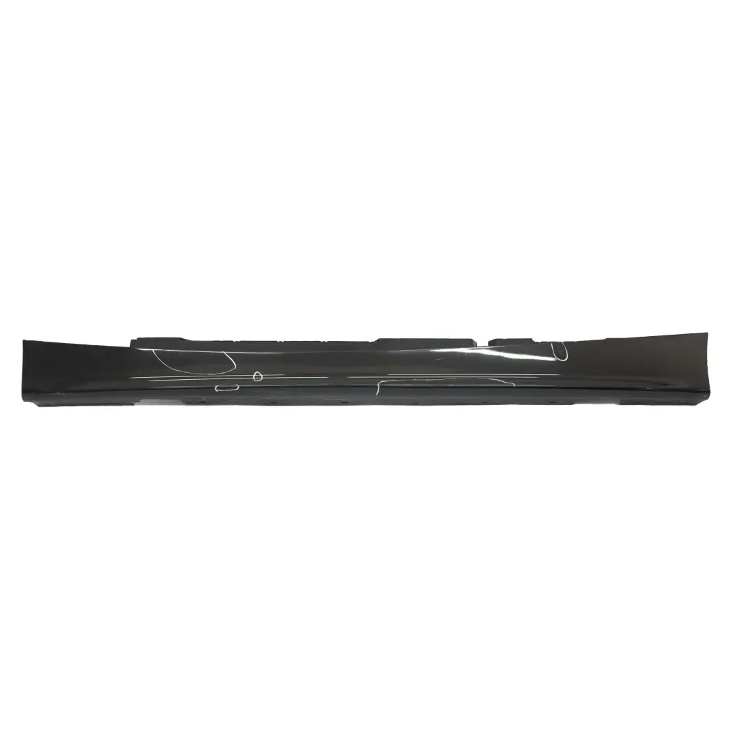 BMW 1 SERIES E87 Sill Strip Side Skirt Left N/S Black 2 Schwarz II - 668