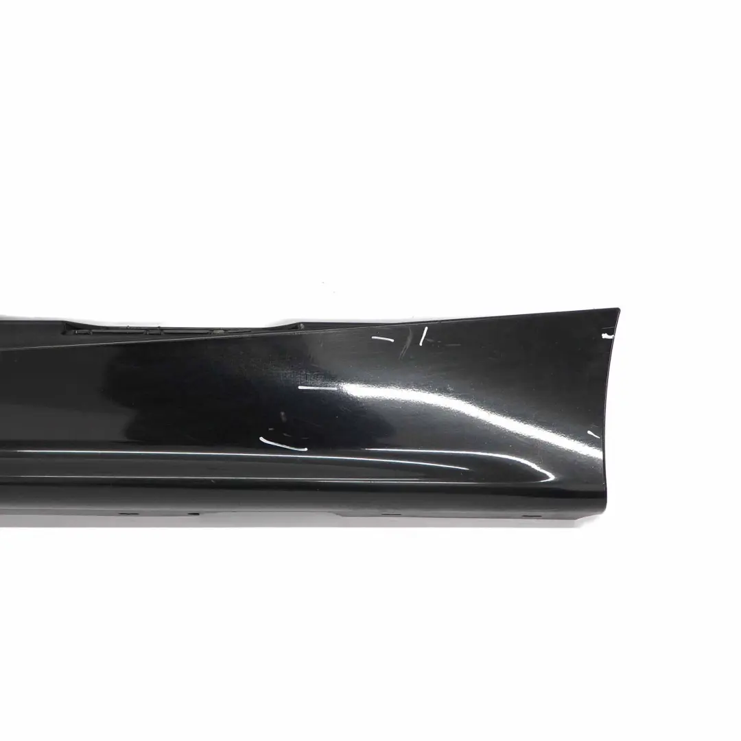 BMW E87 Sill Strip Faldón Lateral Izquierdo Negro 2 Schwarz II - 668