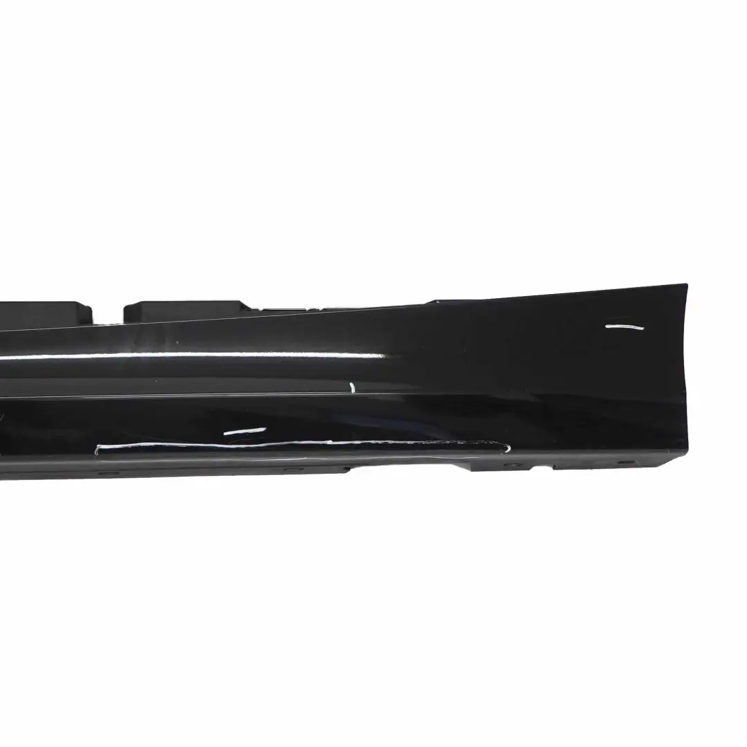 BMW E87 Sill strip side skirt left BLACK 2 SCHWARZ II - 668