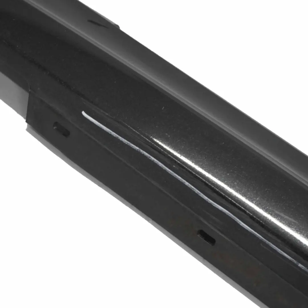 BMW E87 Sill strip side skirt left BLACK 2 SCHWARZ II - 668