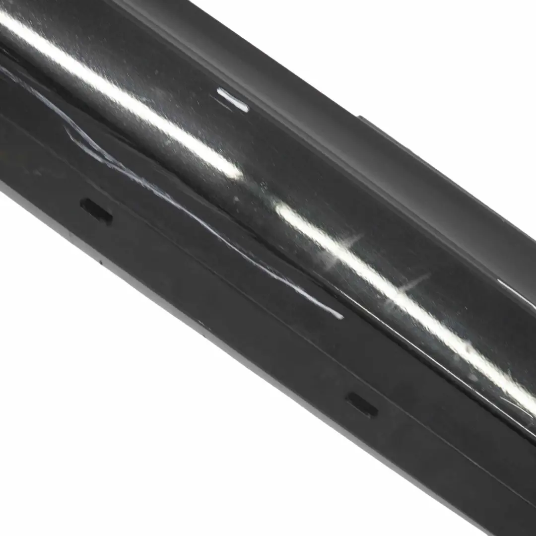 BMW E87 Sill strip side skirt left BLACK 2 SCHWARZ II - 668