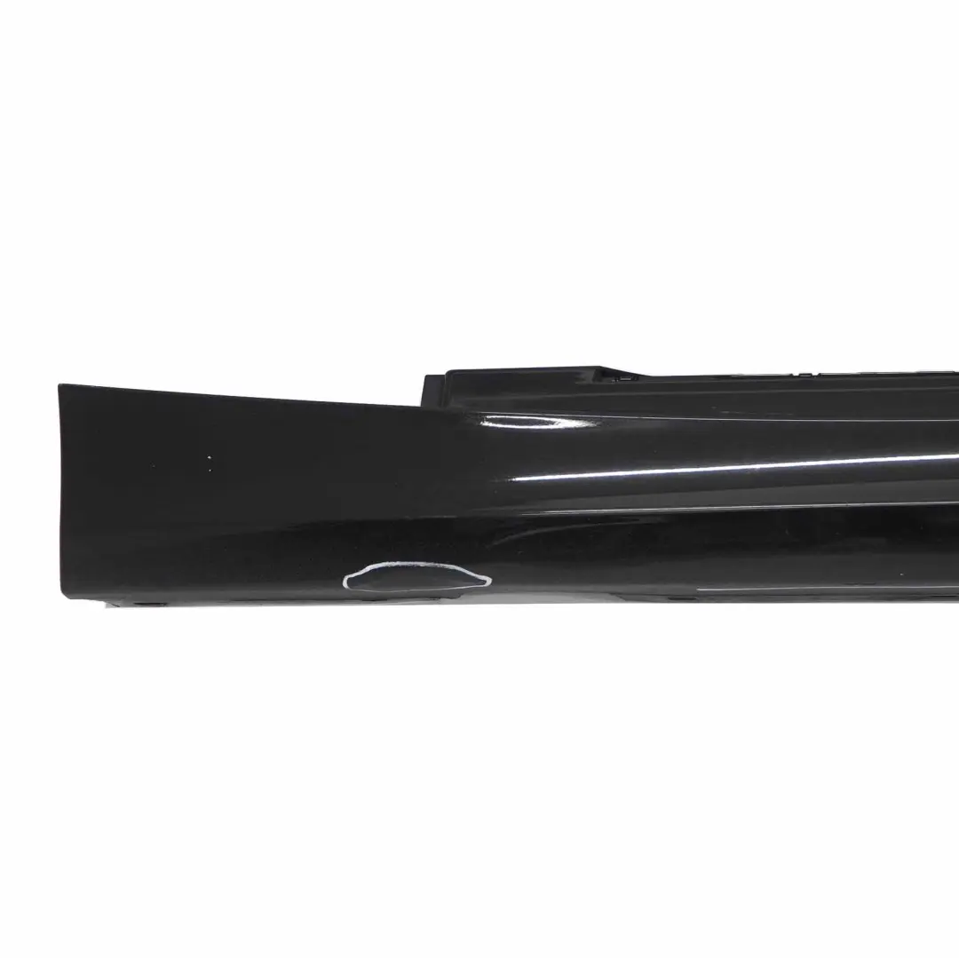 BMW E87 Sill strip side skirt left BLACK 2 SCHWARZ II - 668